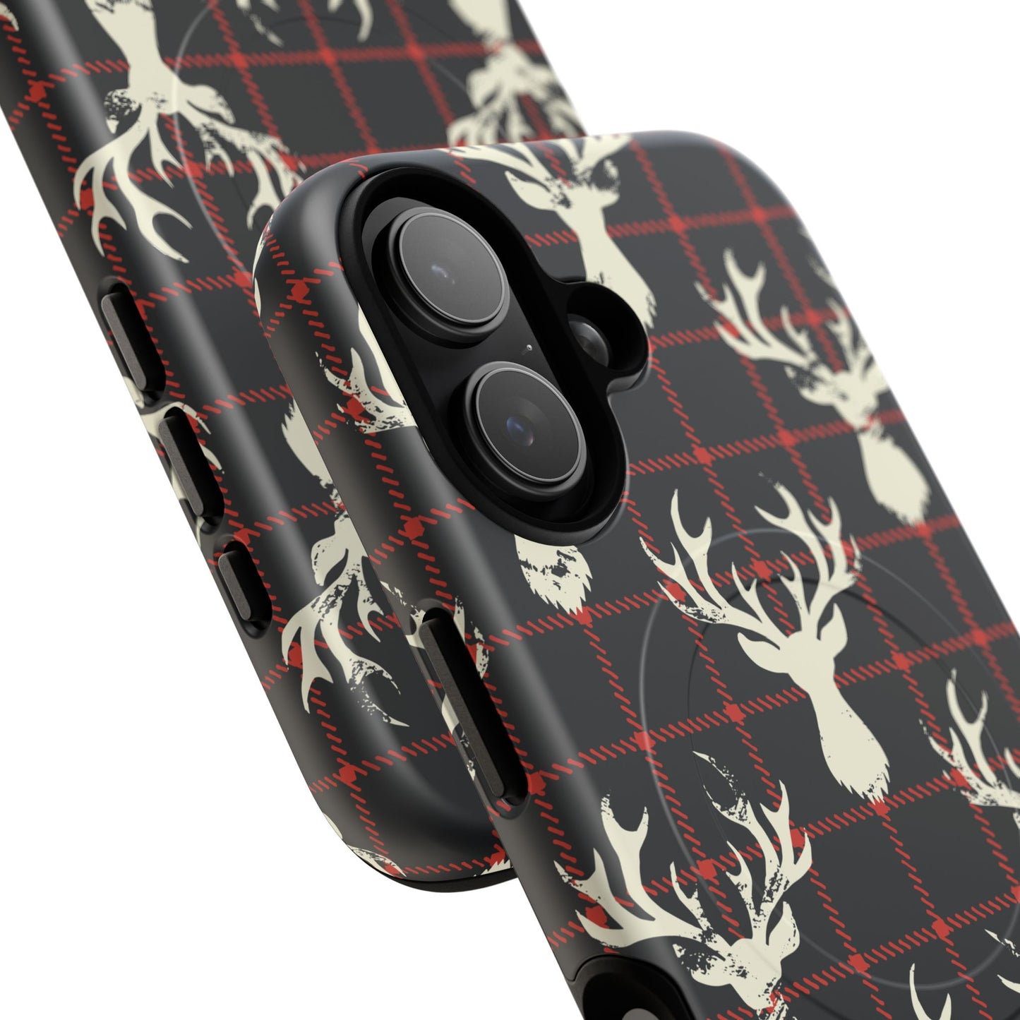 Stag Plaid Tough Magnetic Case