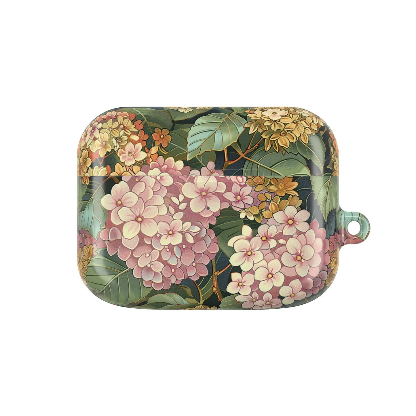 Vintage Hydrangea Floral AirPod Case