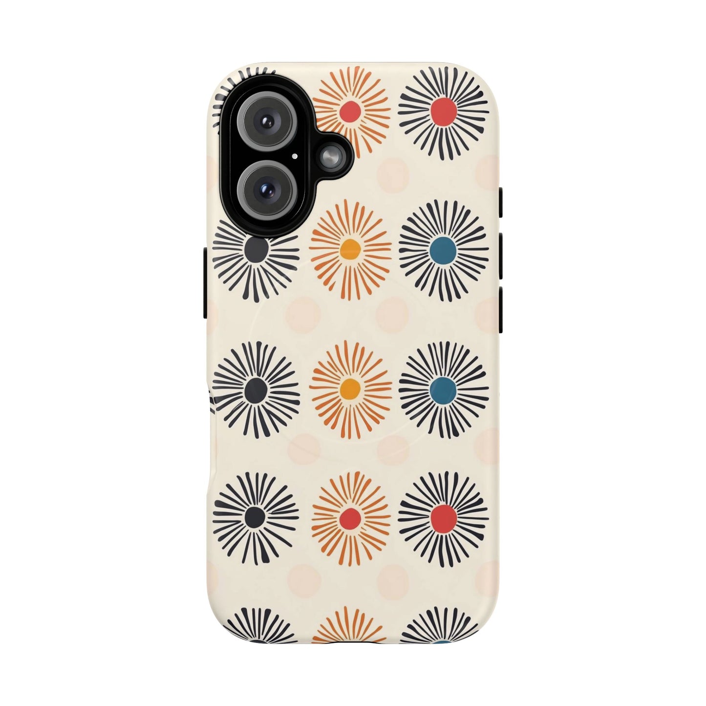 Burstwise Colorful Floral Tough Magnetic Case