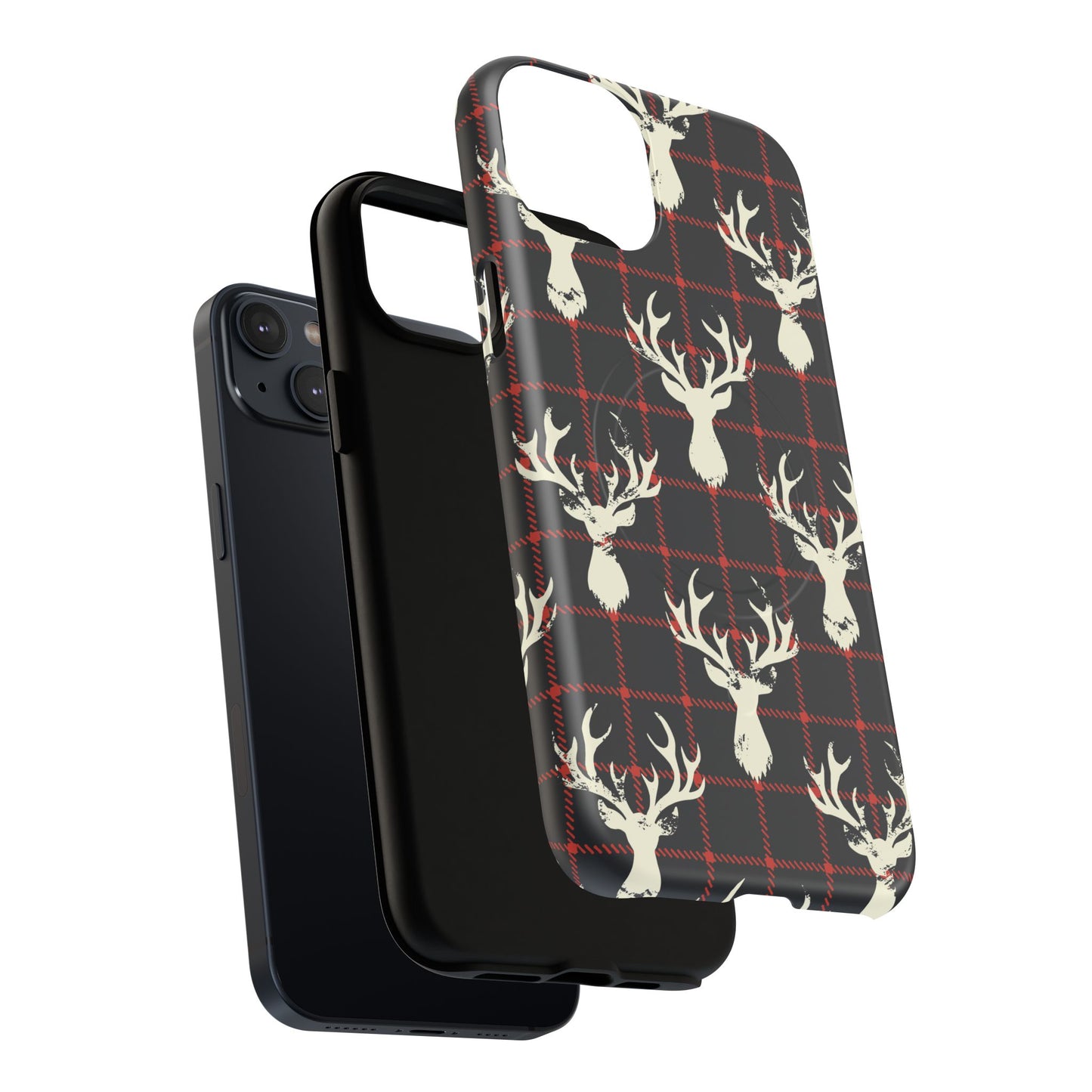 Stag Plaid Tough Magnetic Case