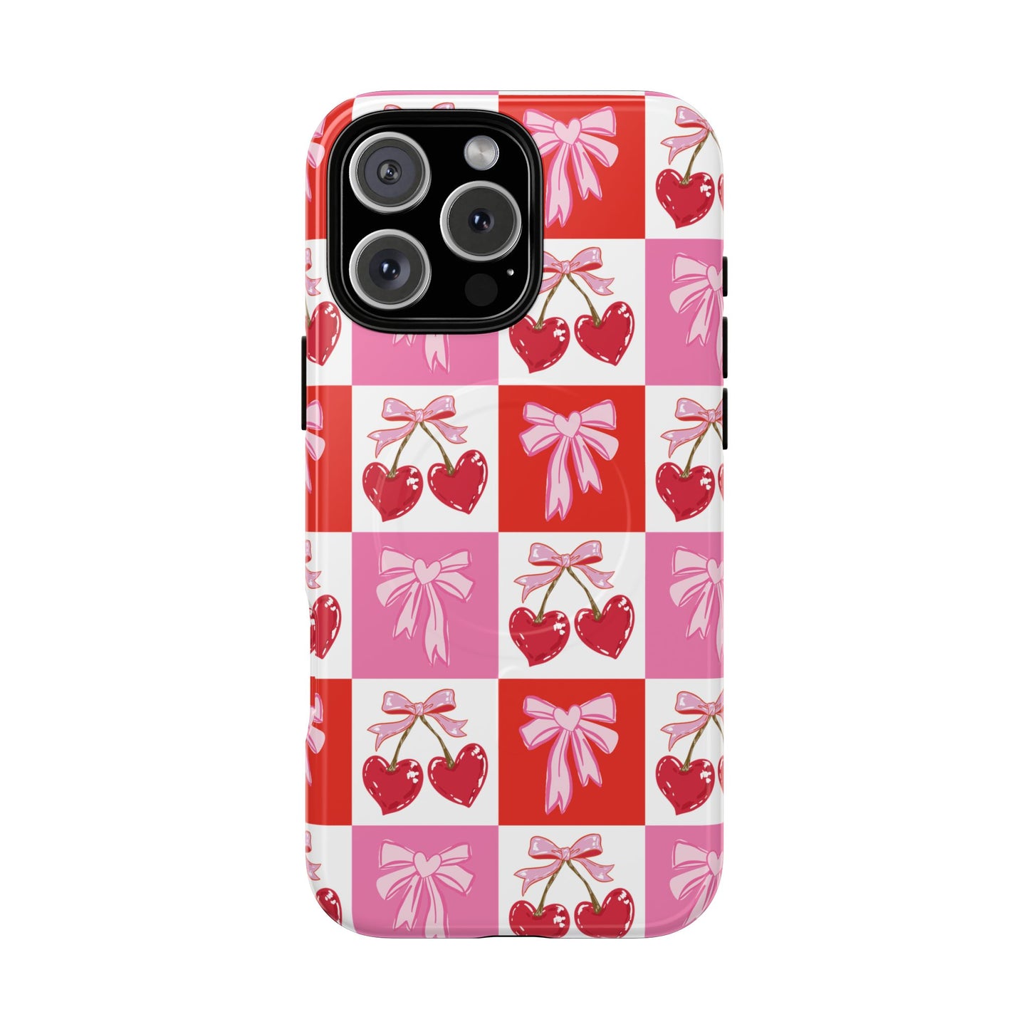 Sweet Pink Coquette Tough Magnetic Phone Case