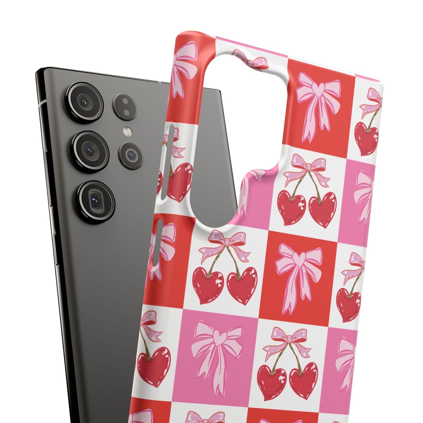 Sweet Pink Coquette Snap Case