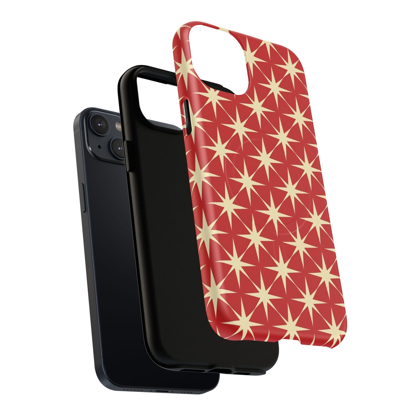 Crimson Star Tough Magnetic Phone Case