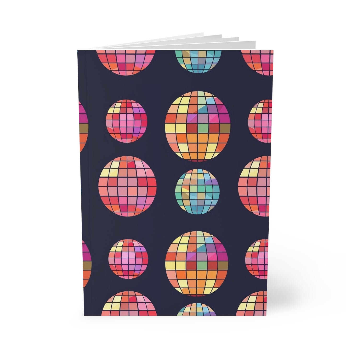 Disco Ball Softcover Notebook A5
