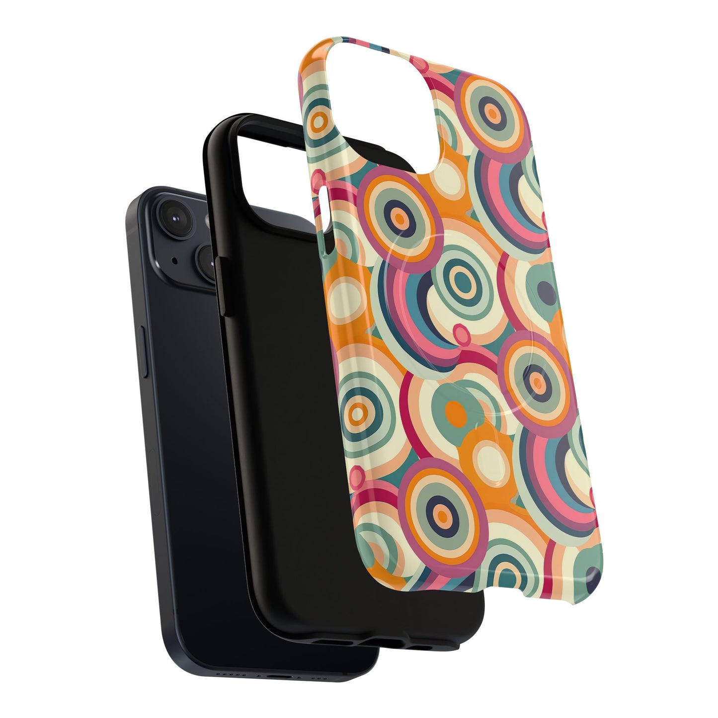Retro Ripple Tough Magnetic Phone Case