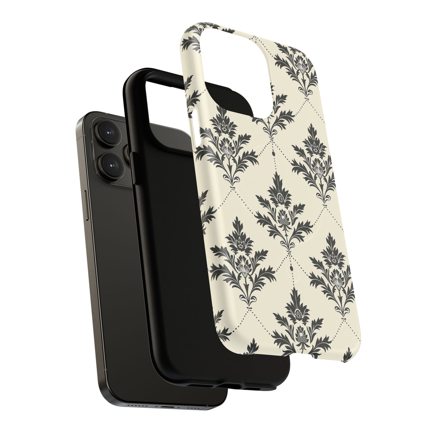 Midnight Damask Tough Magnetic Case