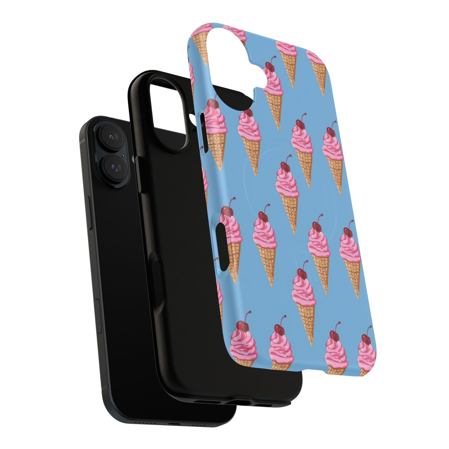 Cherry Swirl Tough Magnetic Phone Case