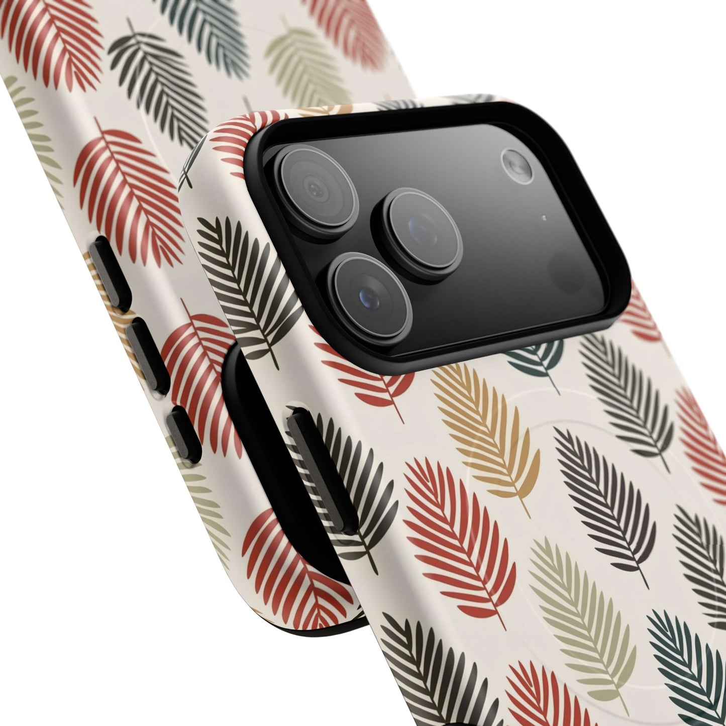 Robuste magnetische Handyhülle mit Herbstlaub-Motiv
