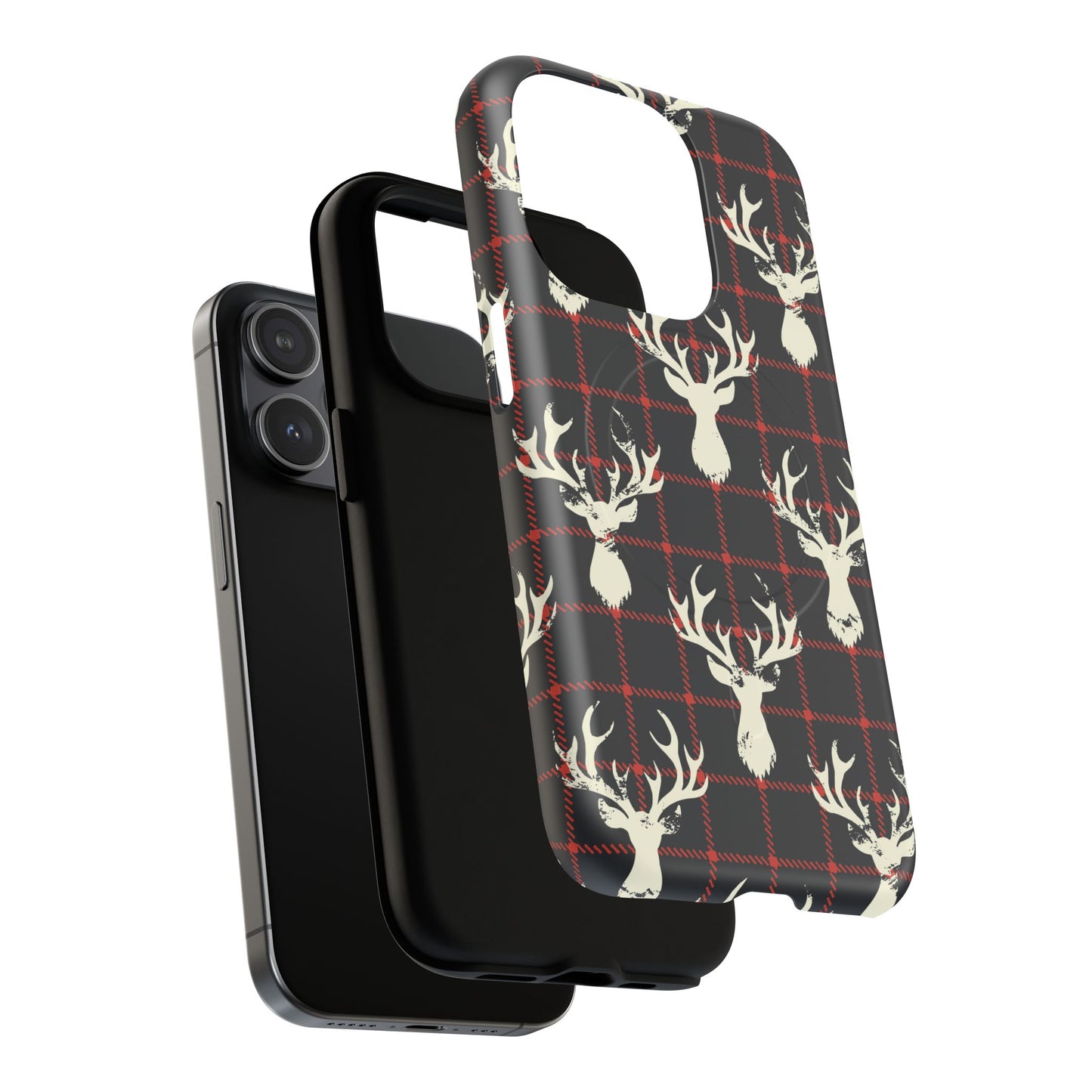 Stag Plaid Tough Magnetic Case