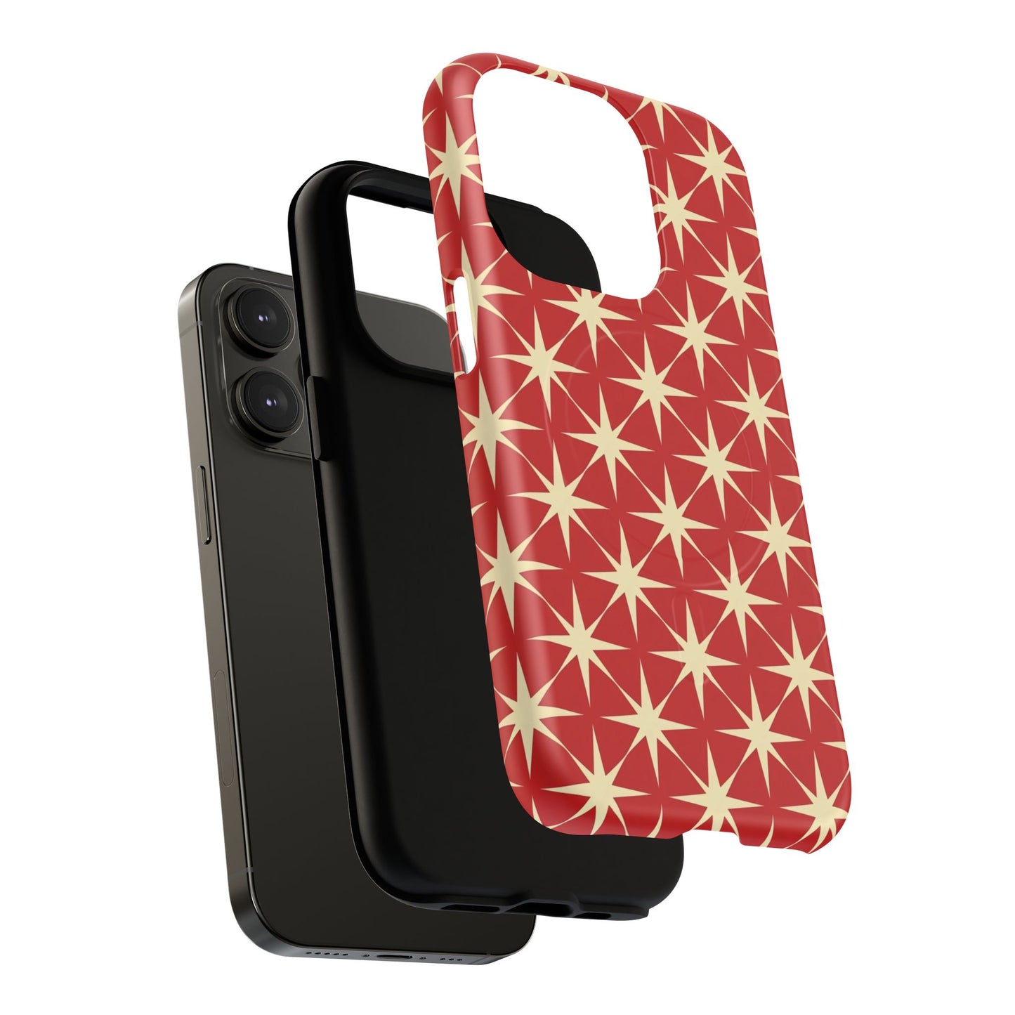 Crimson Star Tough Magnetic Phone Case