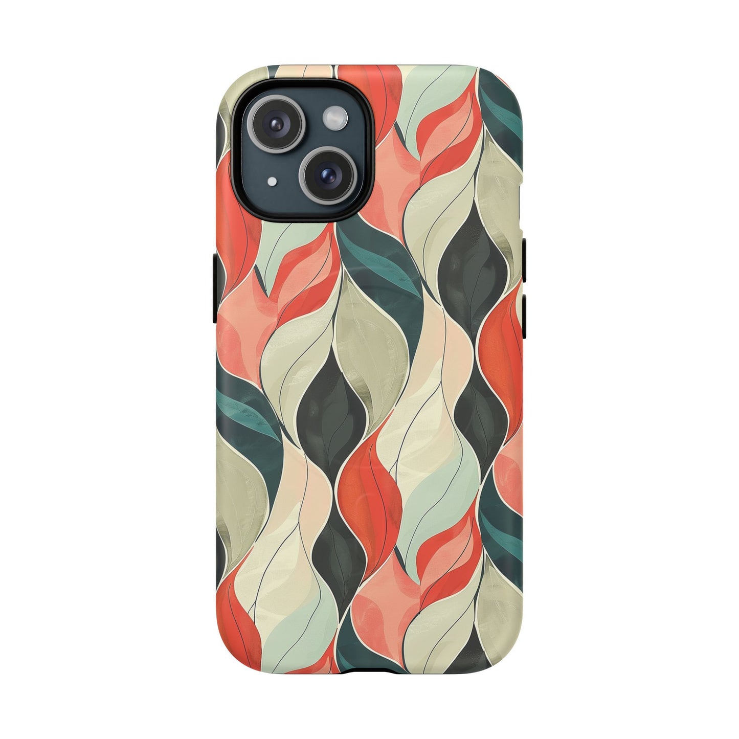 Soft Swirl Floral Tough Magnetic Case