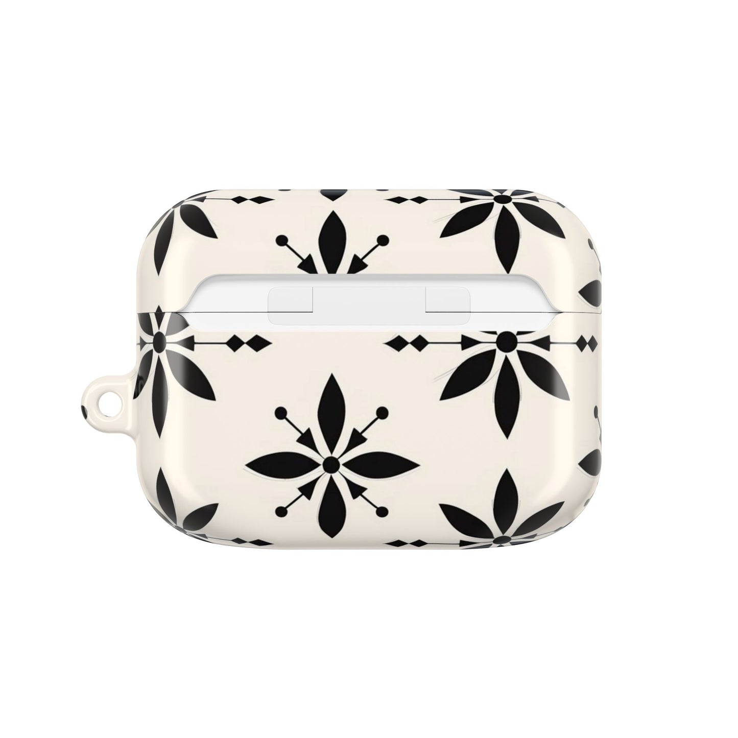 Cream & Black Design AirPod Cases