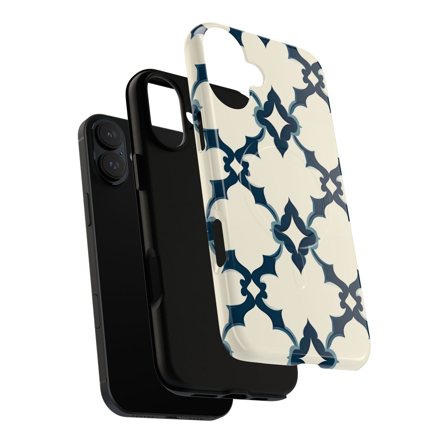 Midnight Quatrefoil Tough Magnetic Case