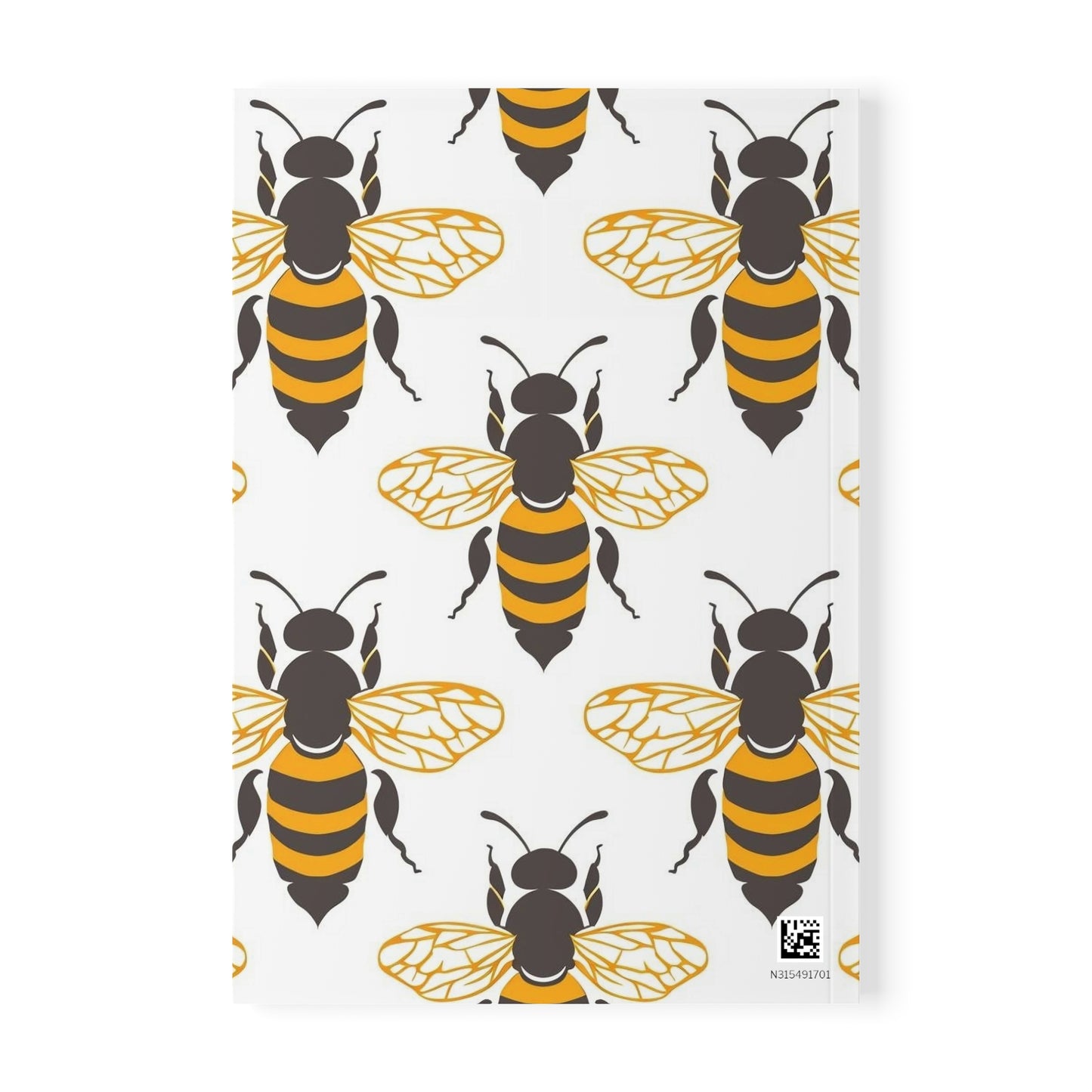 Buzzing Bees Bee-Themed Softcover Notebook A5