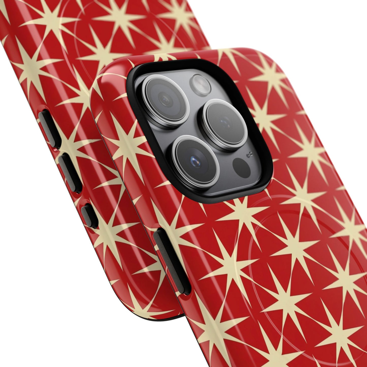 Crimson Star Tough Magnetic Phone Case