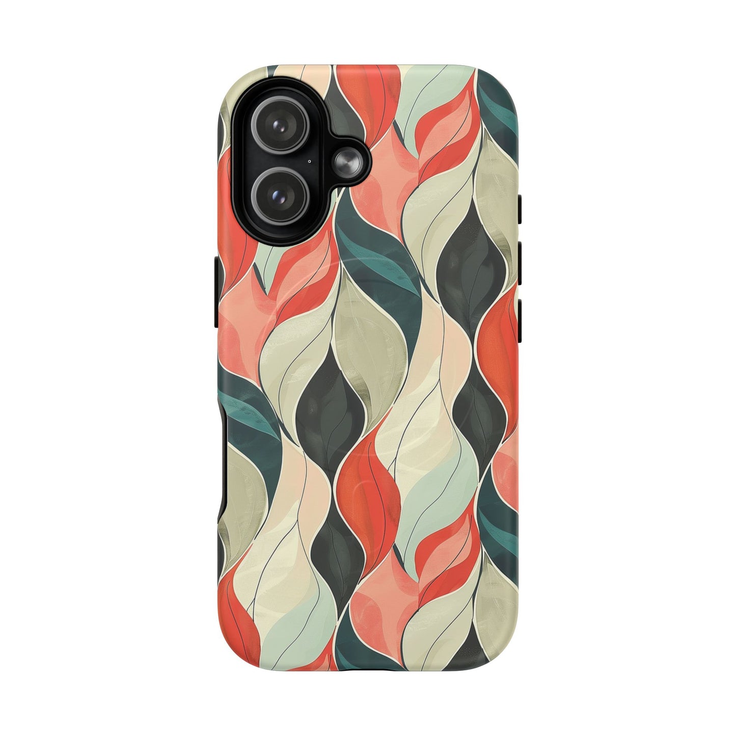 Soft Swirl Floral Tough Magnetic Case