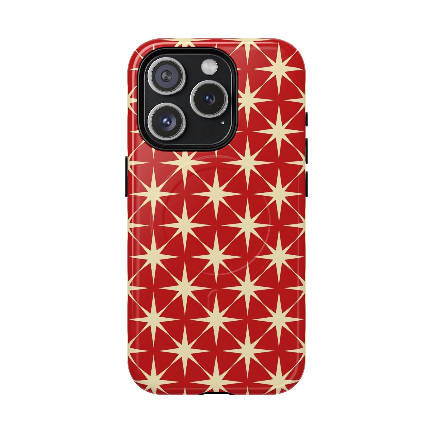 Crimson Star Tough Magnetic Phone Case