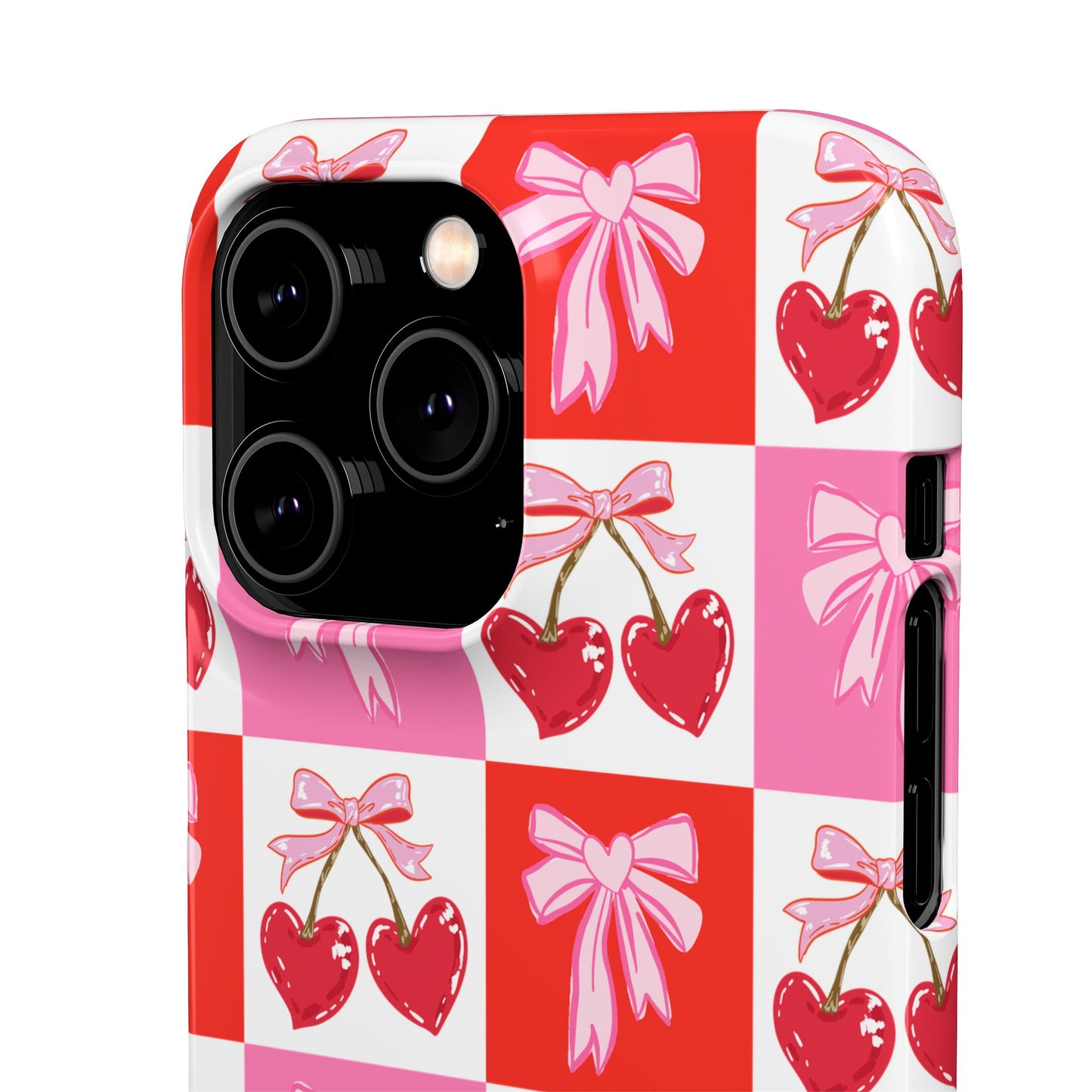 Sweet Pink Coquette Snap Case