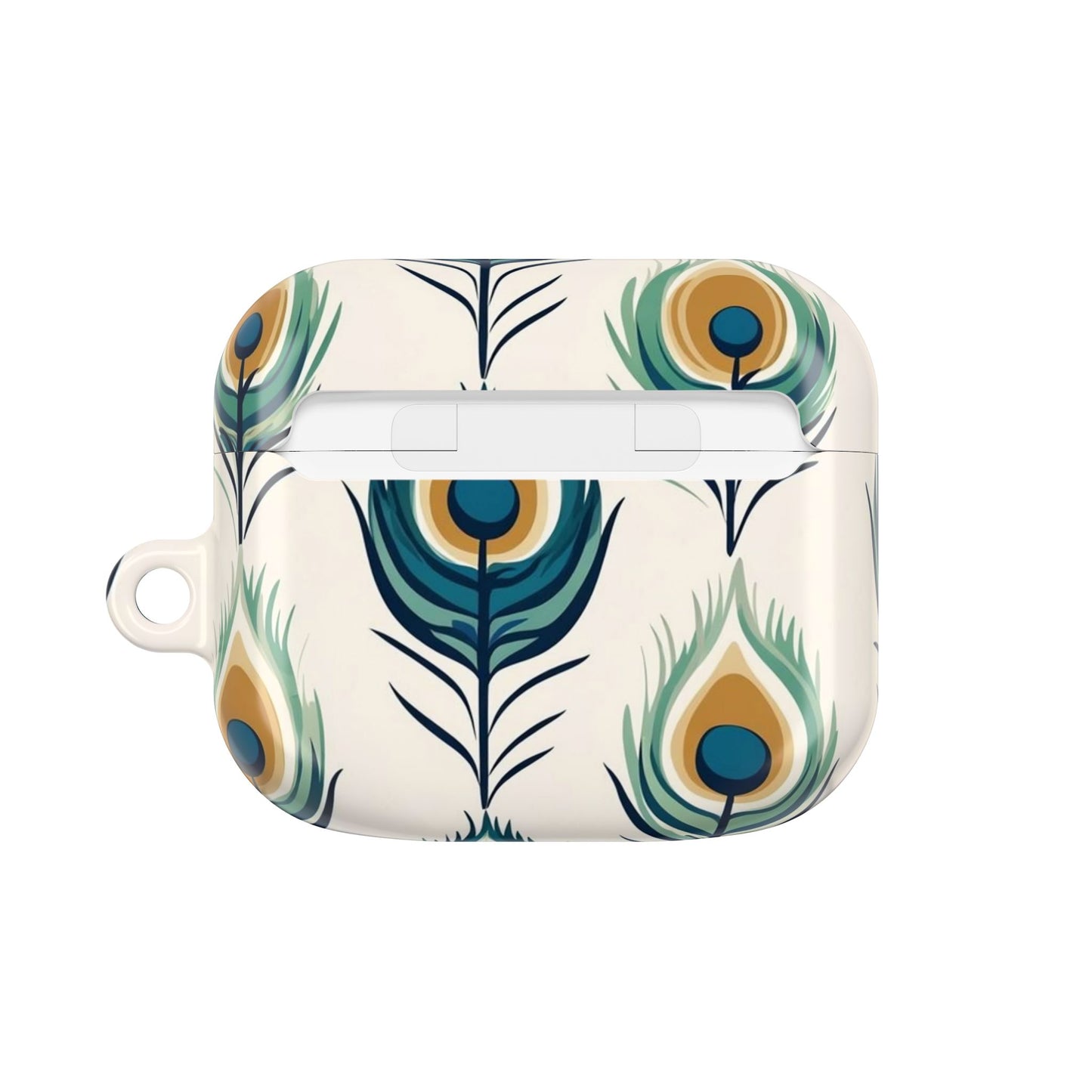 Strutting Peacock Feather AirPod Cases