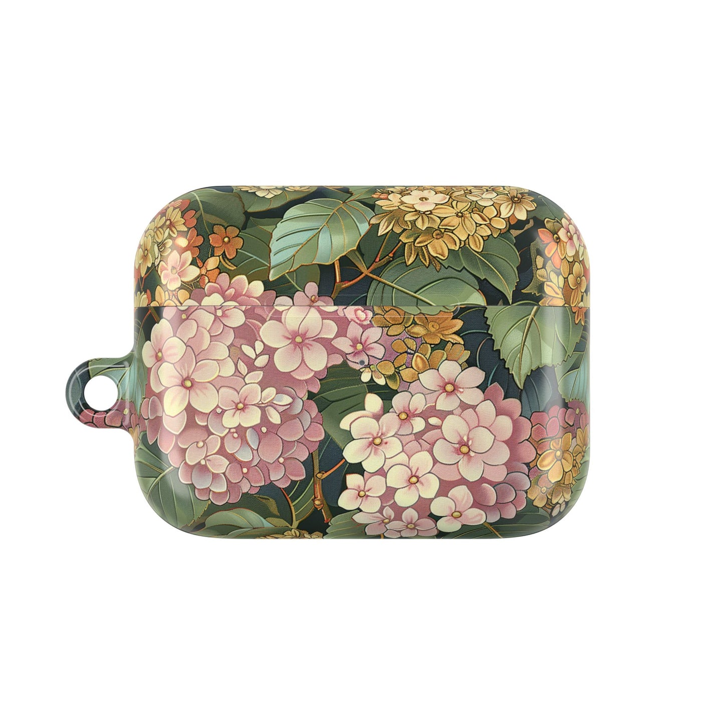 Vintage Hydrangea Floral AirPod Case