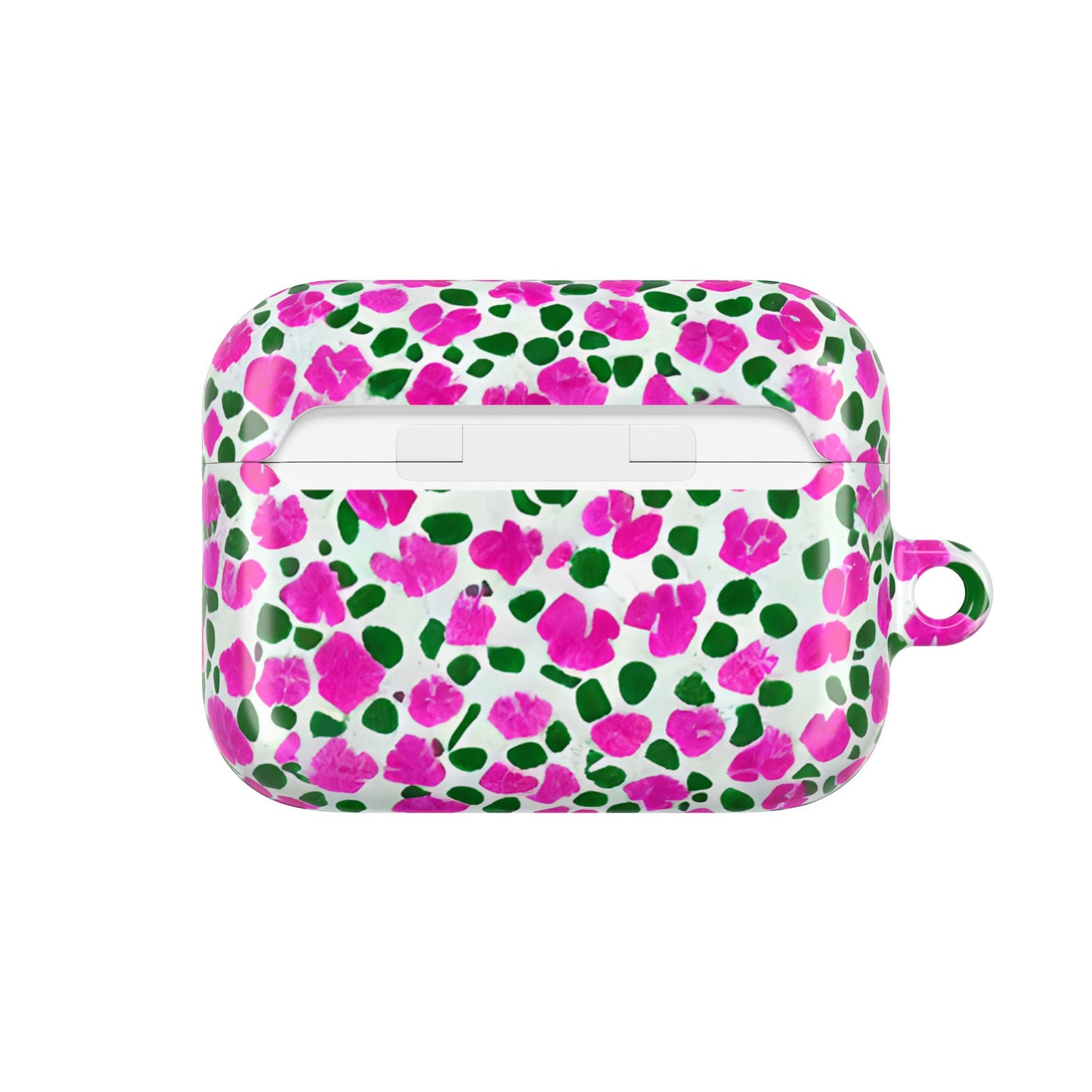 Petal Riot - Fuschia & Green Abstract AirPod Case