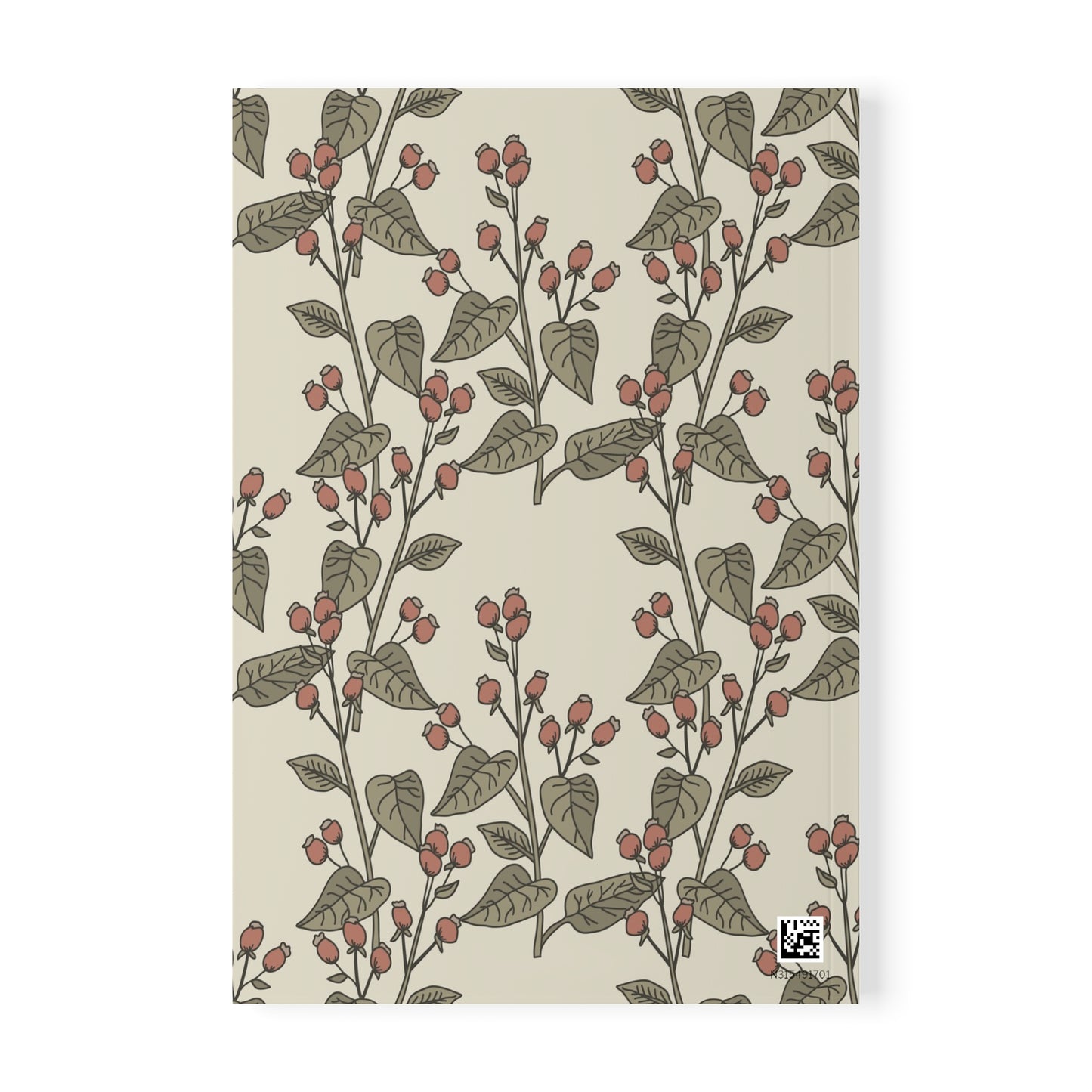 Herbal Reverie – Florales A5-Notizbuch mit Softcover