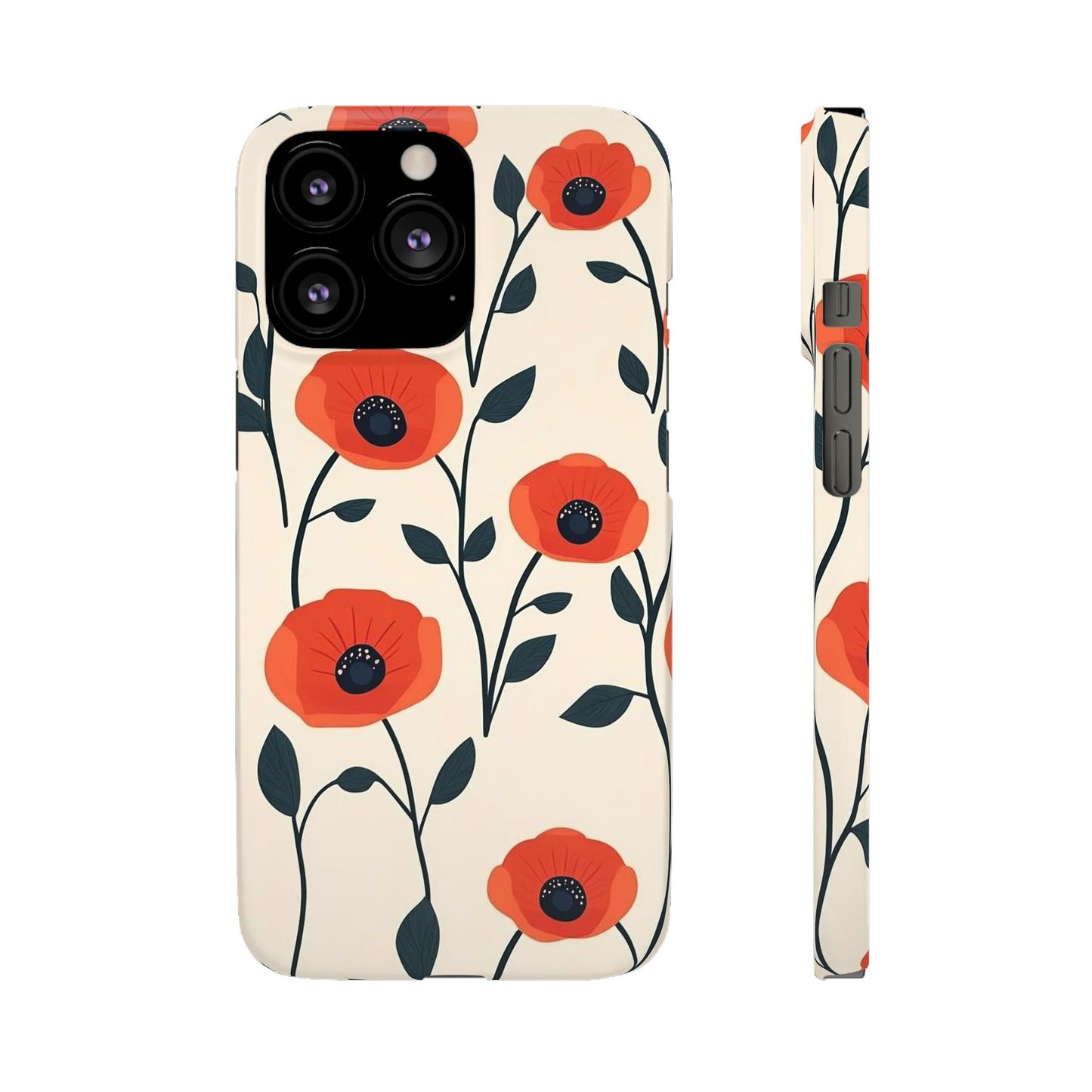Poppy Fields Phone Snap Case