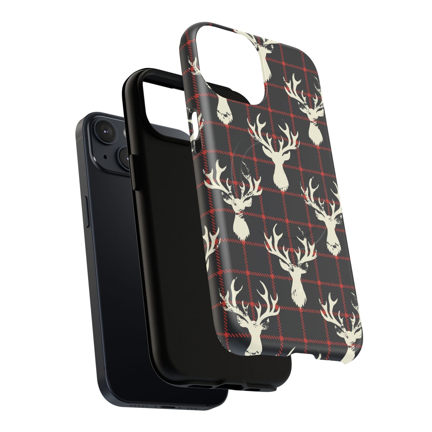 Stag Plaid Tough Magnetic Case