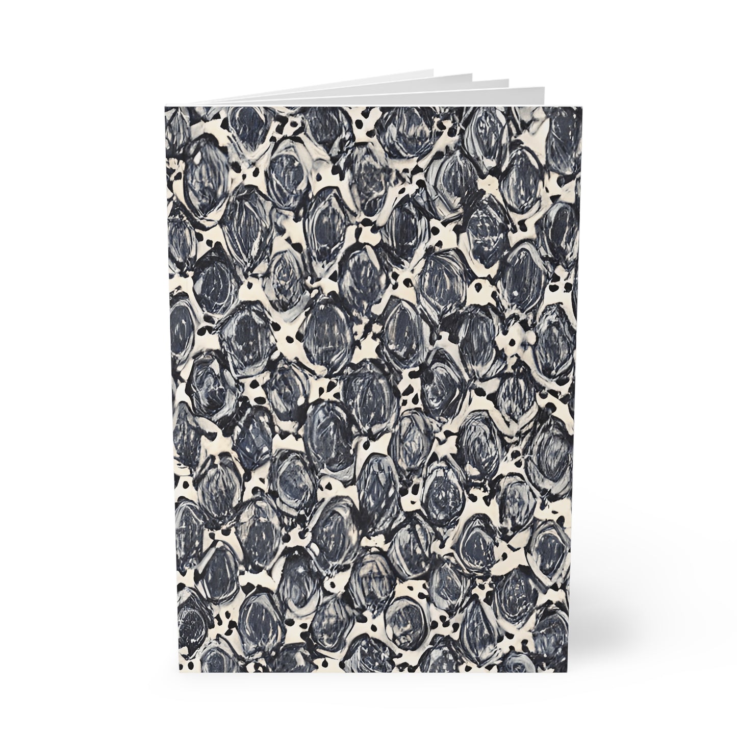 Black & Cream Doodle Bugs Softcover Notebook A5