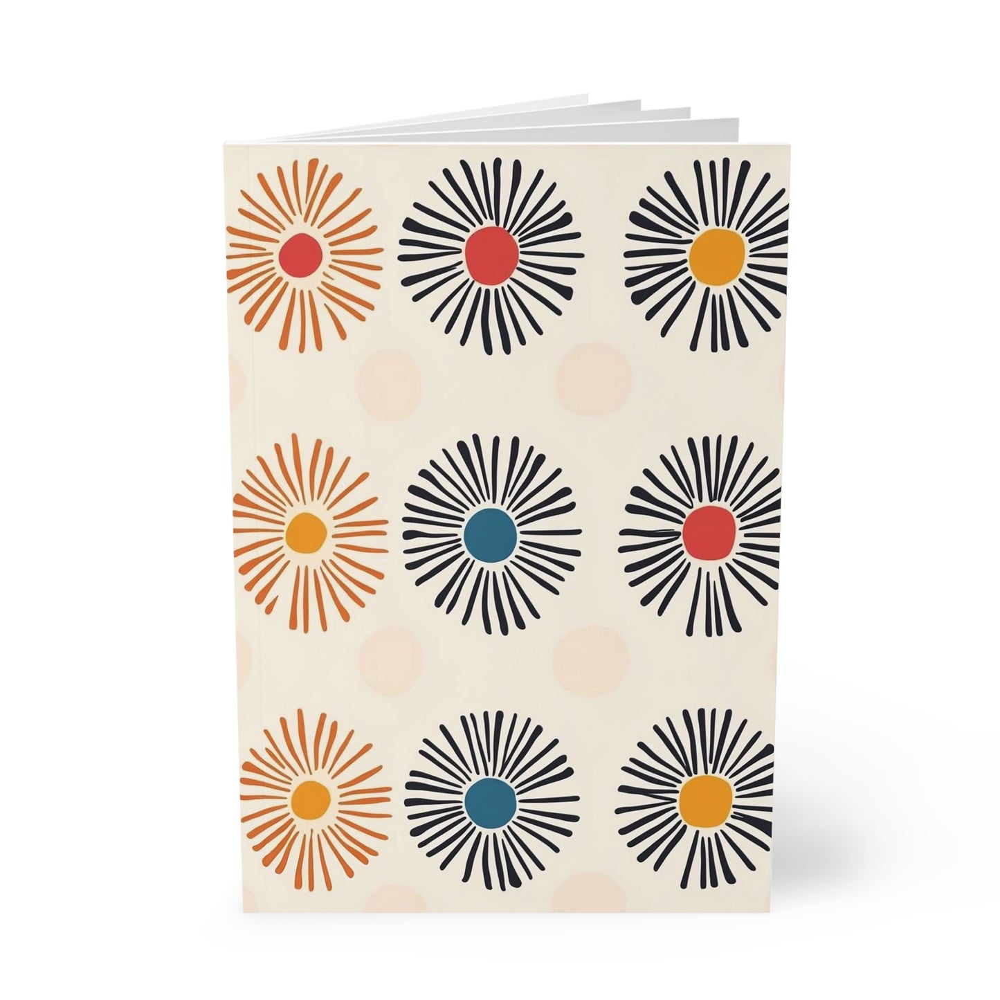 Burstwise - Colorful Floral A5 Softcover Notebook