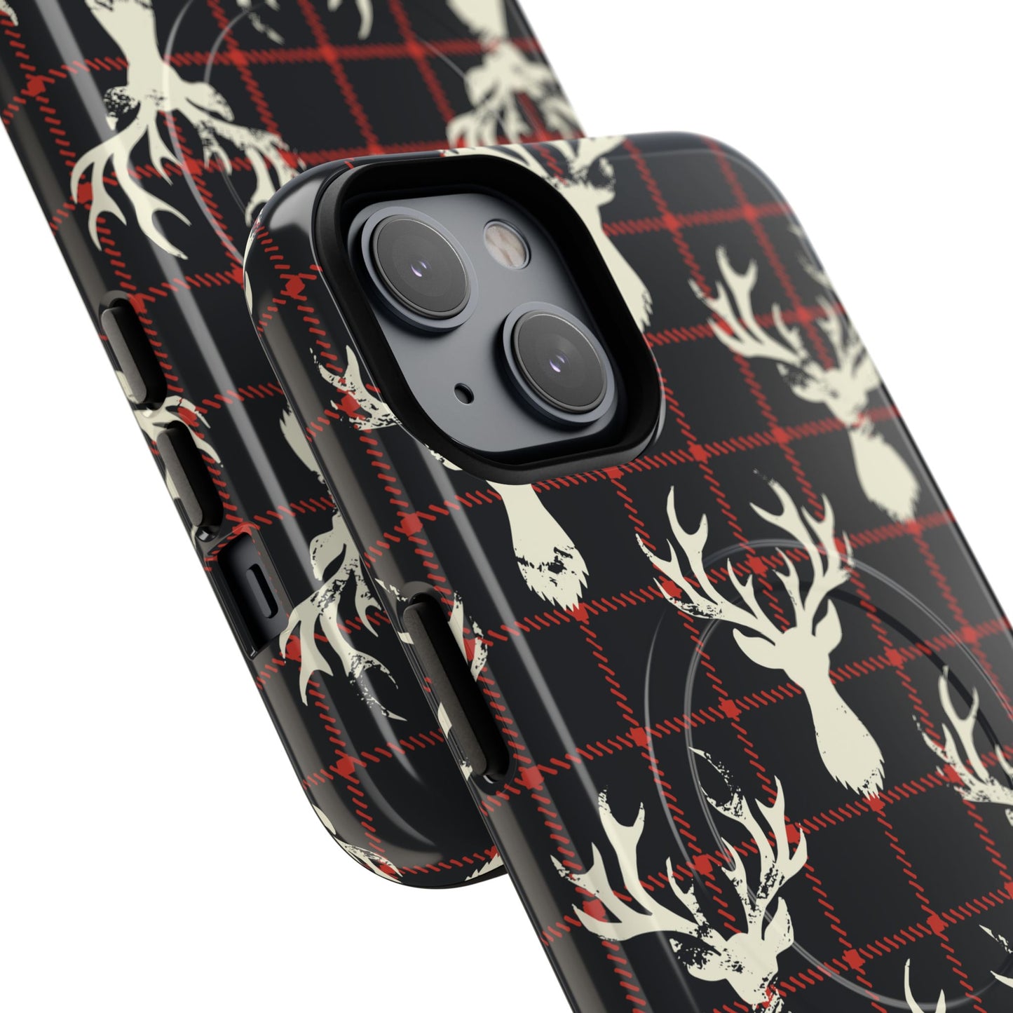Stag Plaid Tough Magnetic Case