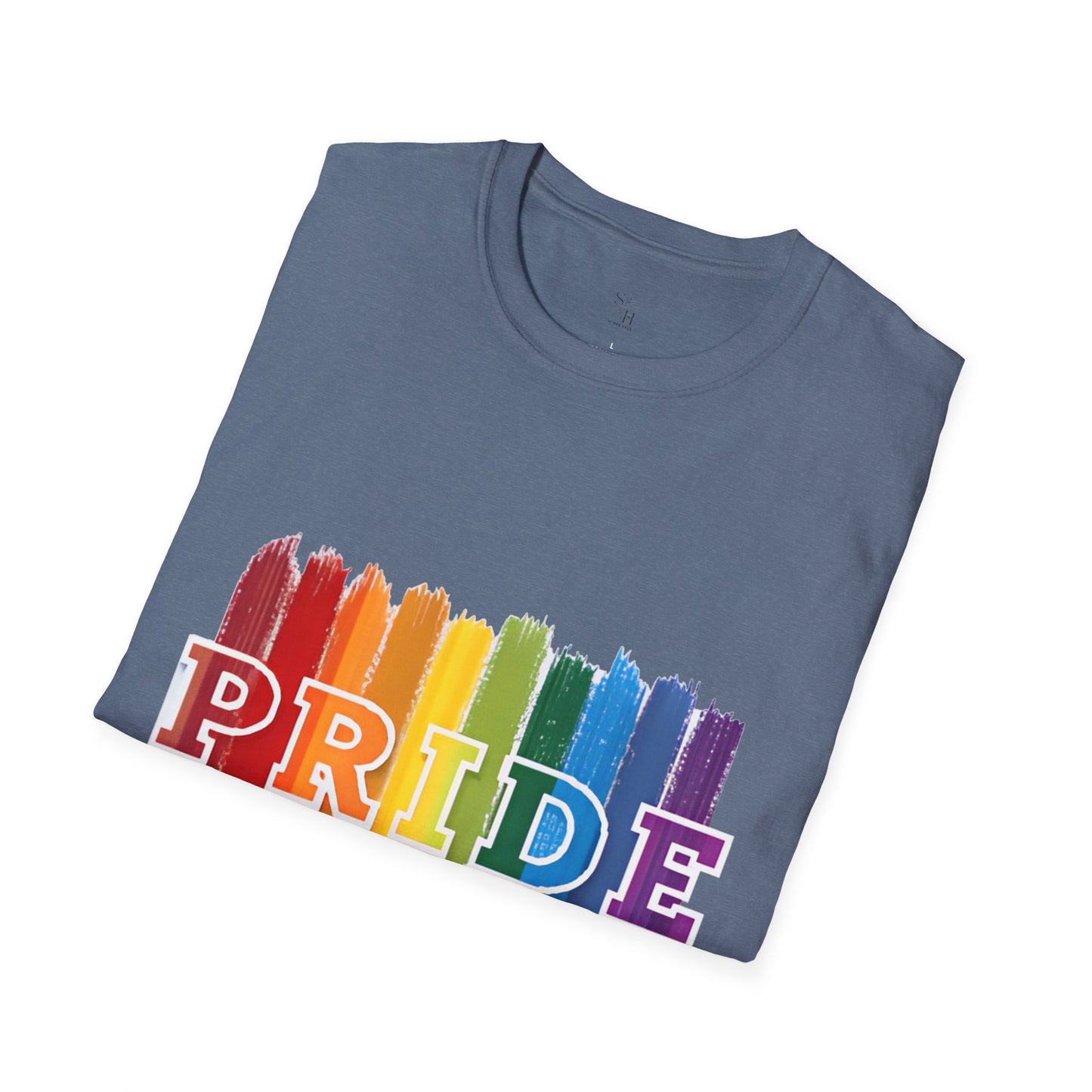 Pride Rainbow Stripes & Fingerprint T-Shirt