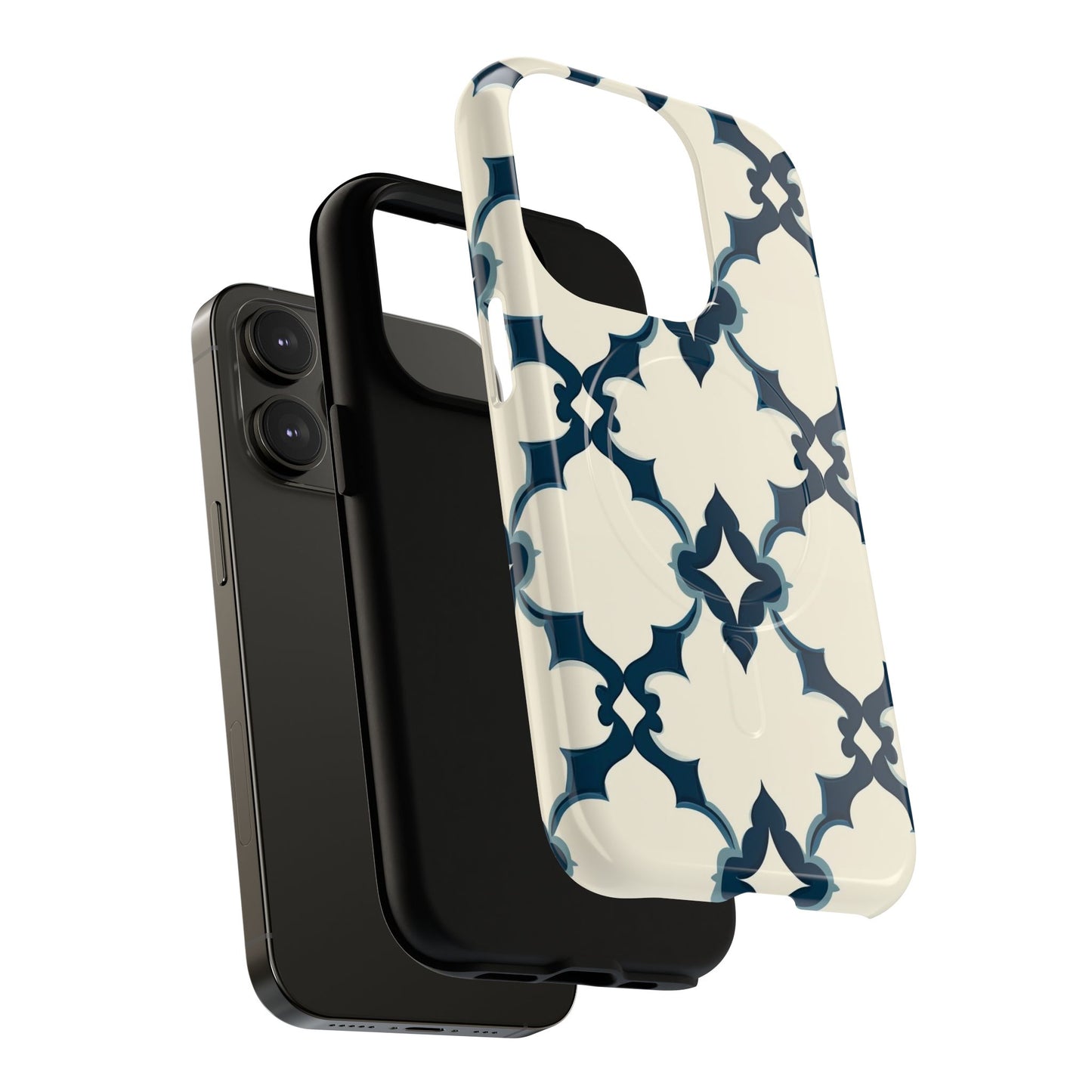 Midnight Quatrefoil Tough Magnetic Case