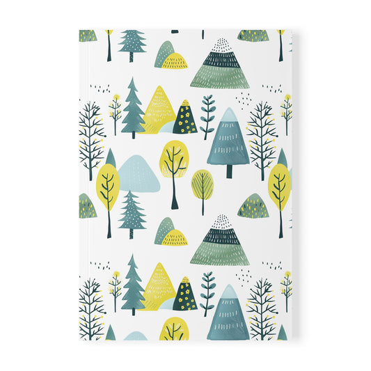 Nordic Glade - Scandi Forest Softcover Notebook, A5