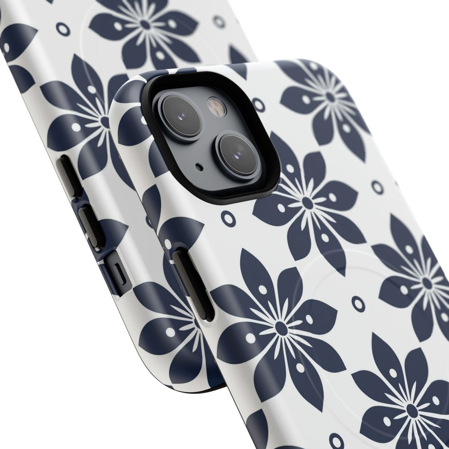 Azure Lattice Tough Magnetic Case