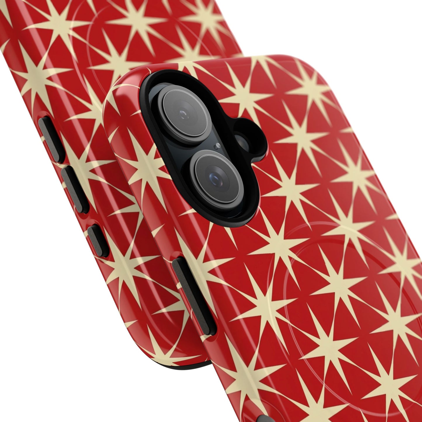 Crimson Star Tough Magnetic Phone Case