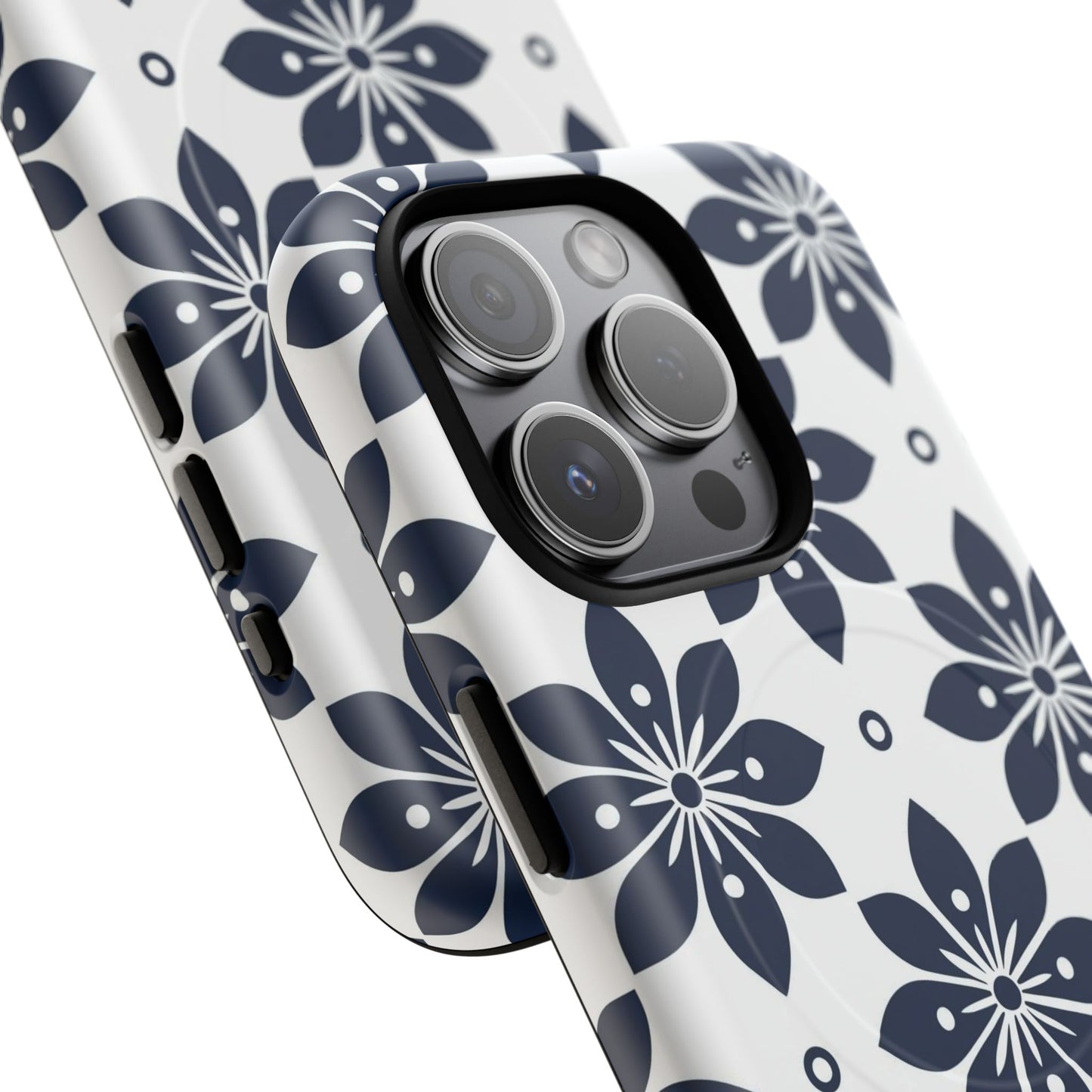 Azure Lattice Tough Magnetic Case