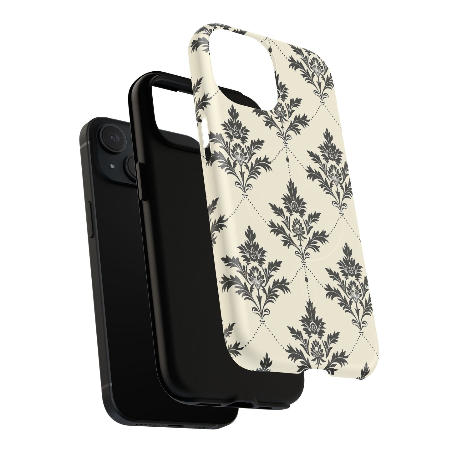 Midnight Damask Tough Magnetic Case