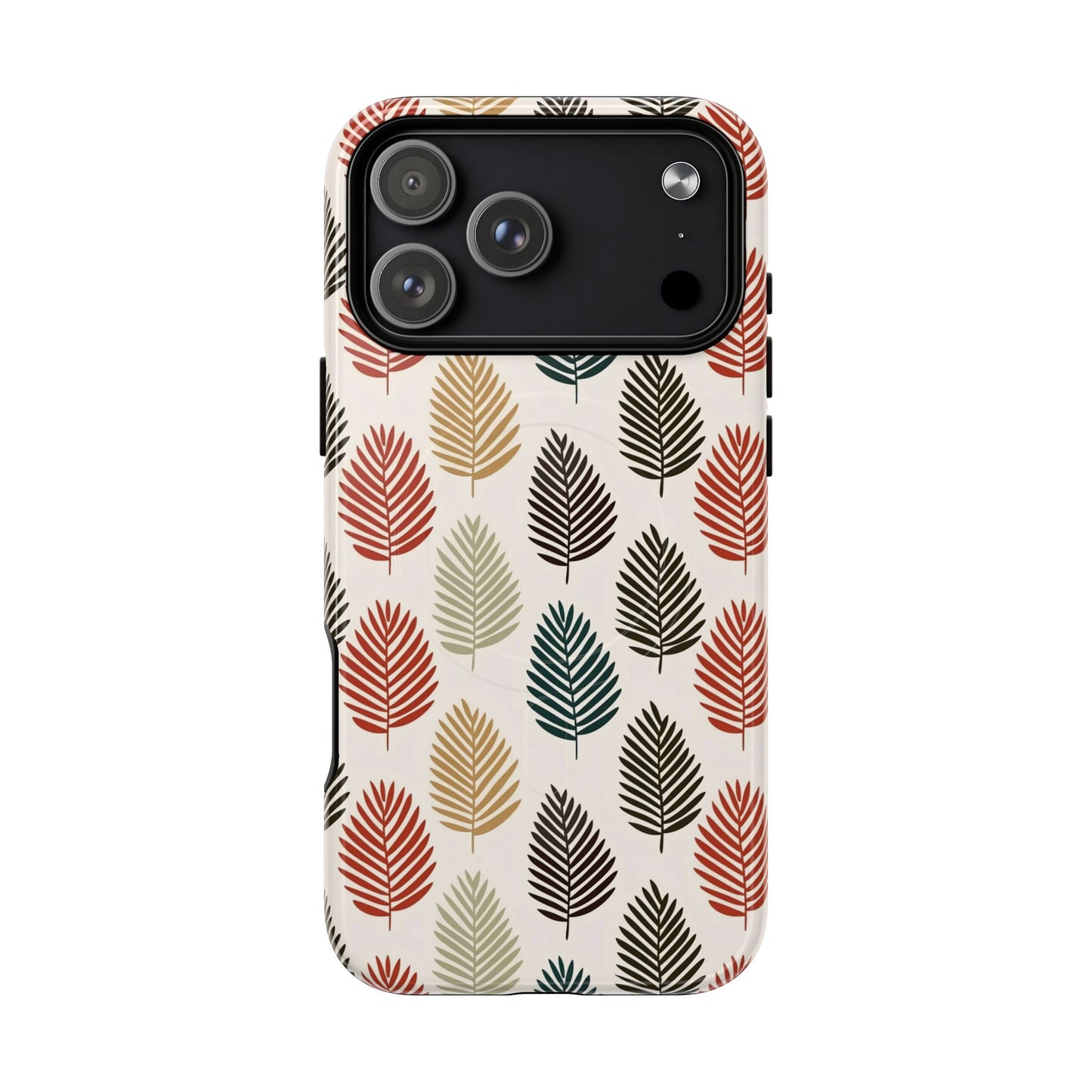 Robuste magnetische Handyhülle mit Herbstlaub-Motiv
