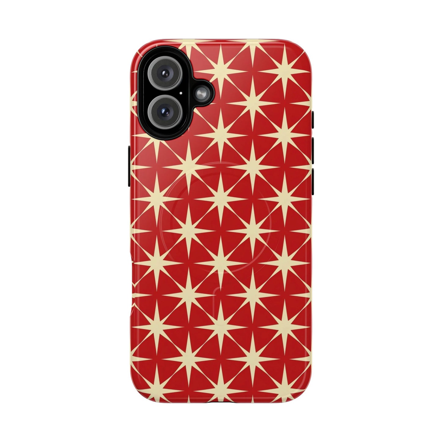 Crimson Star Tough Magnetic Phone Case