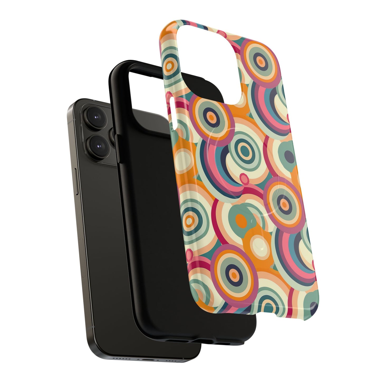 Retro Ripple Tough Magnetic Phone Case