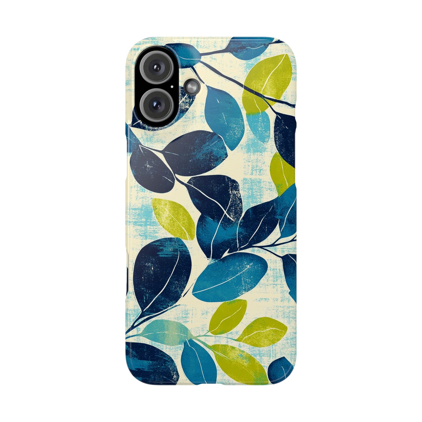 Retro Leaves Snap Phone Case