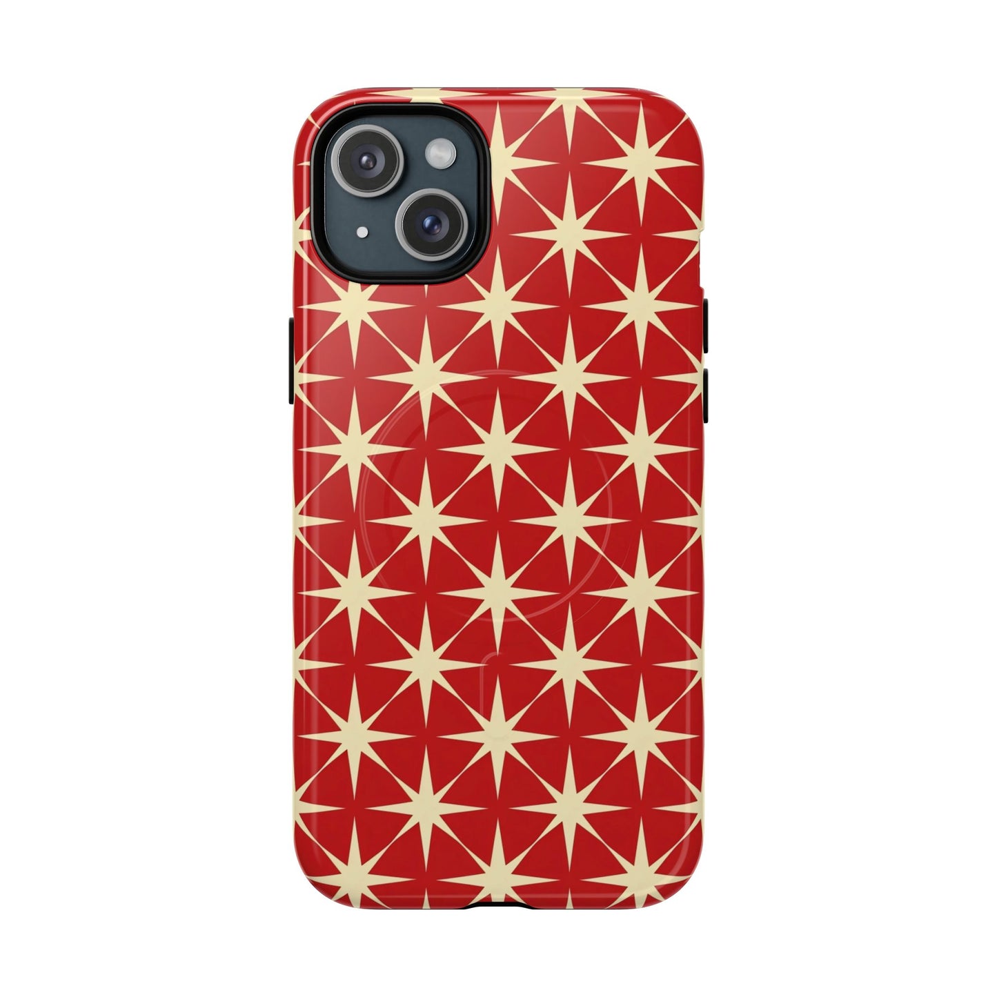 Crimson Star Tough Magnetic Phone Case
