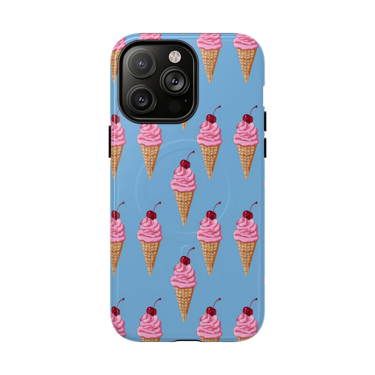Cherry Swirl Tough Magnetic Phone Case