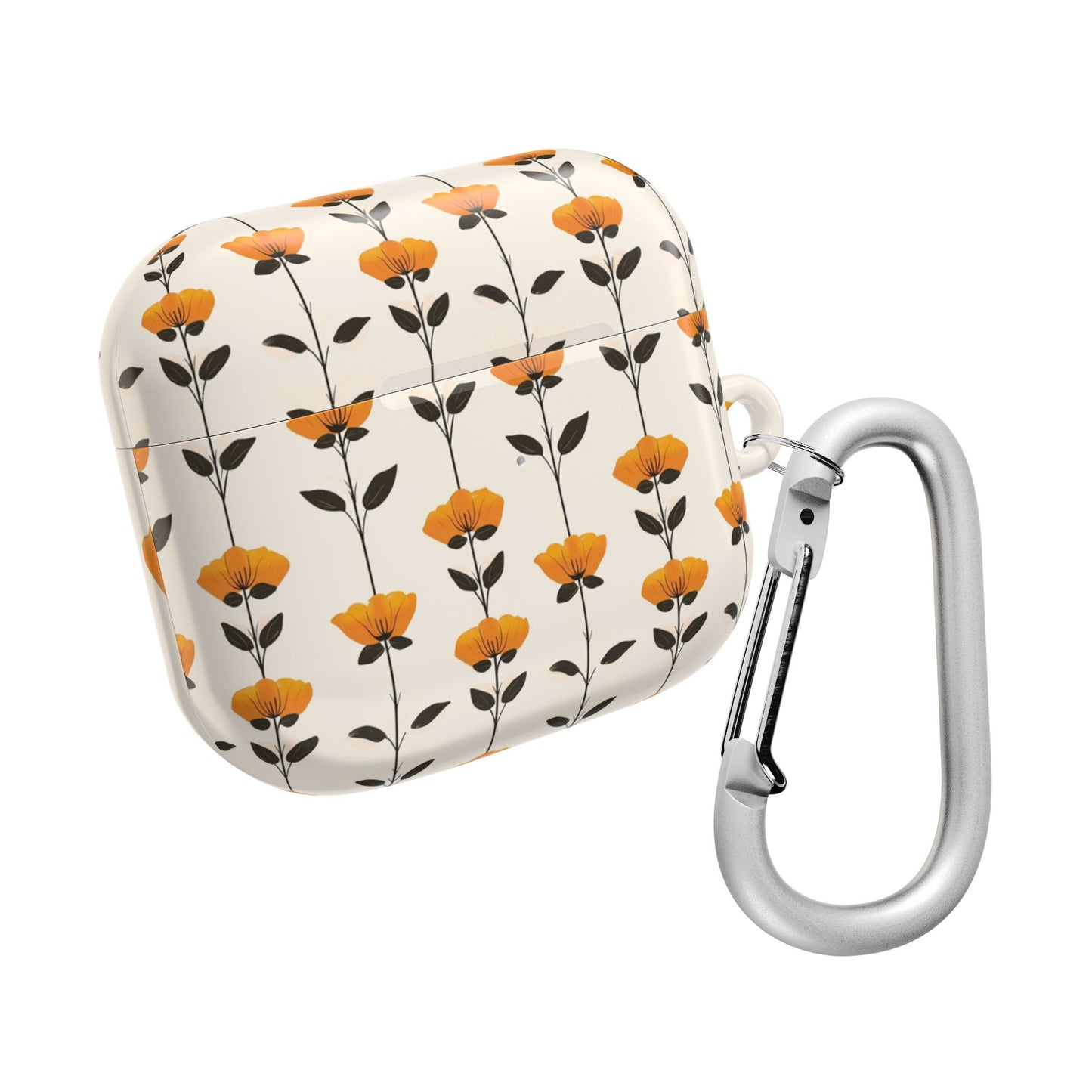 Golden Flowers AirPod Case