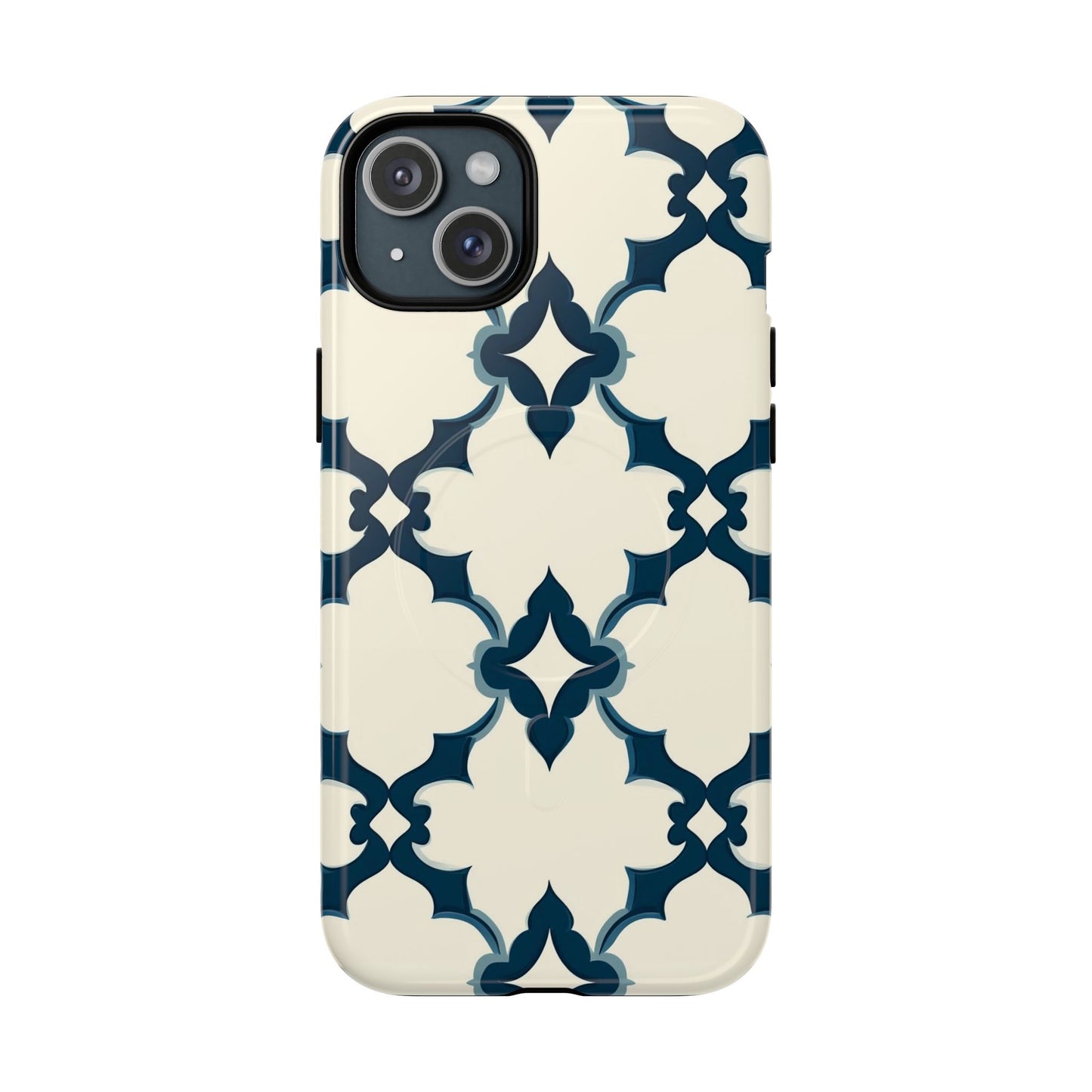Midnight Quatrefoil Tough Magnetic Case