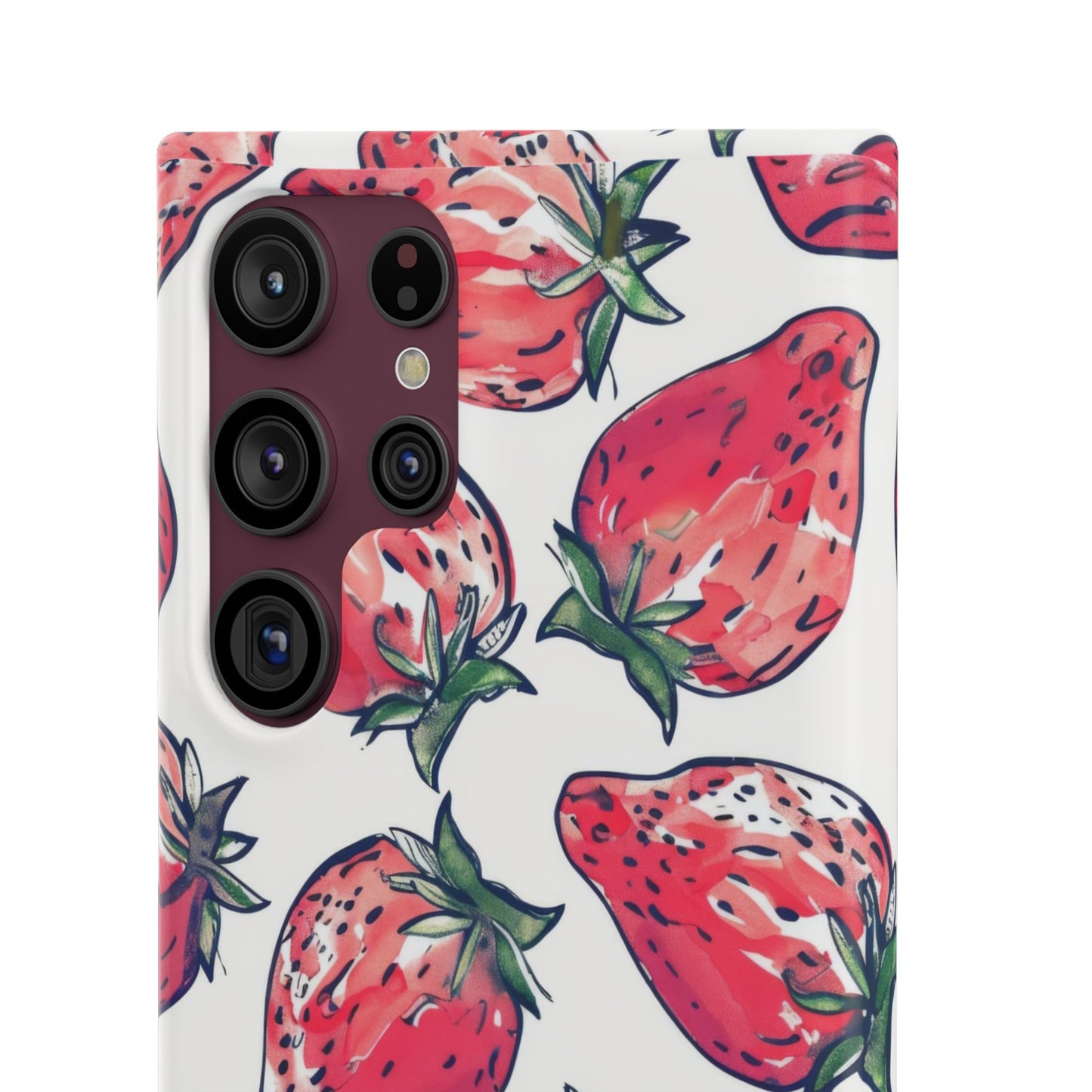 Creamy Berry Phone Snap Case
