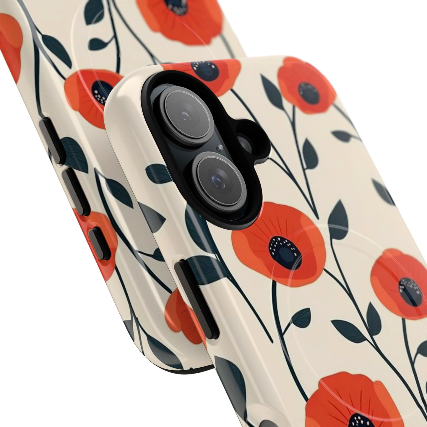 Poppy Fields Tough Magnetic Phone Case