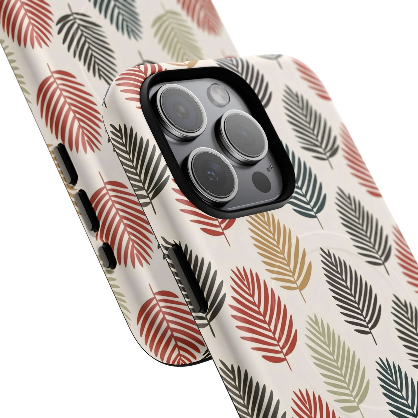 Robuste magnetische Handyhülle mit Herbstlaub-Motiv