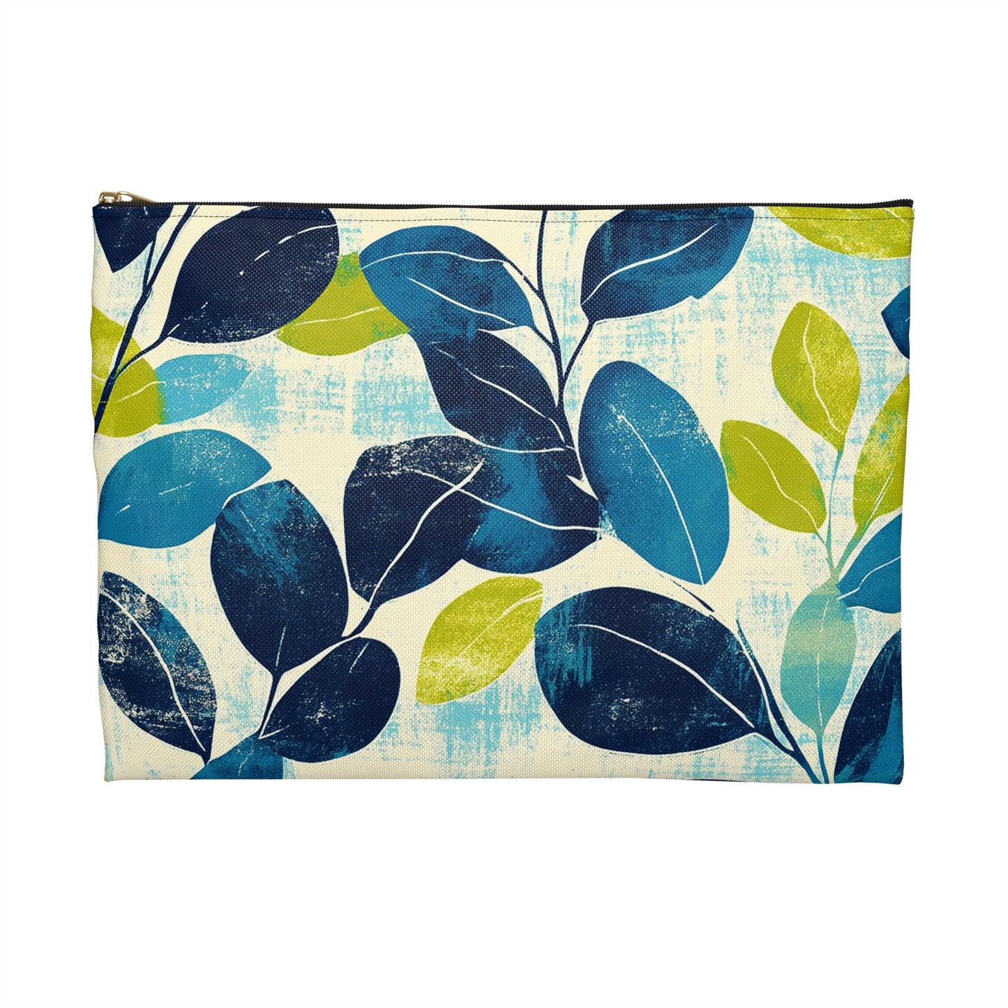 Retro Leaves Accessory Pouch